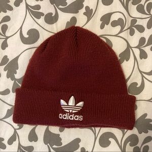 Maroon Adidas Beanie